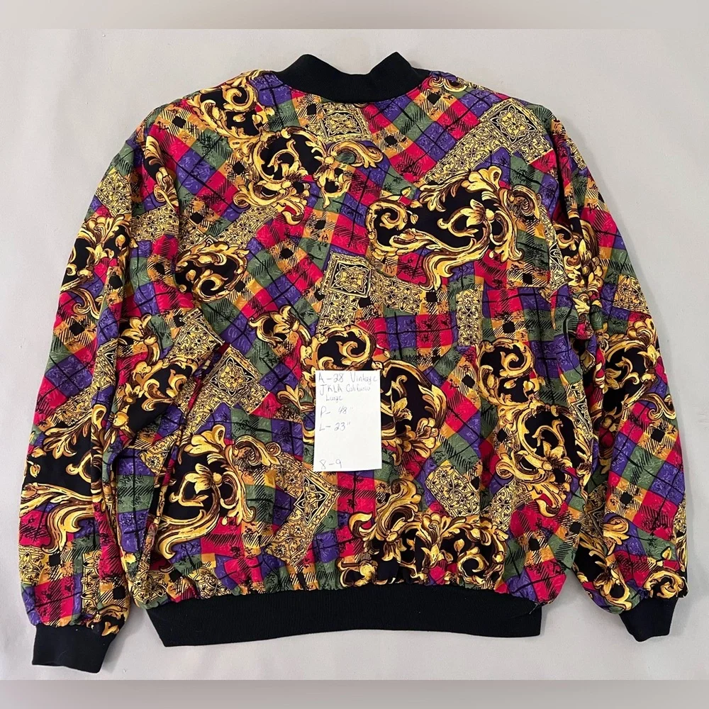 JKLA California Vintage 90s light weight Cardigan Jacket  Made in USA Sz‎ Large
